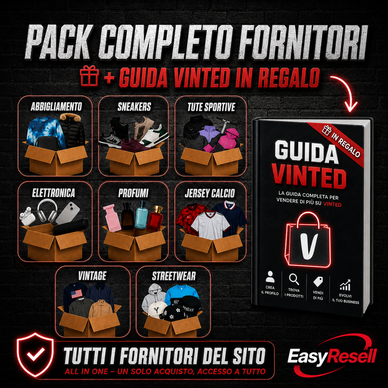 TUTTI I FORNITORI + GUIDA VINTED